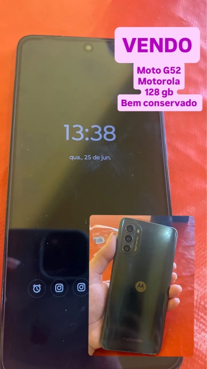 Celular Smartphone Moto G52 - Motorola