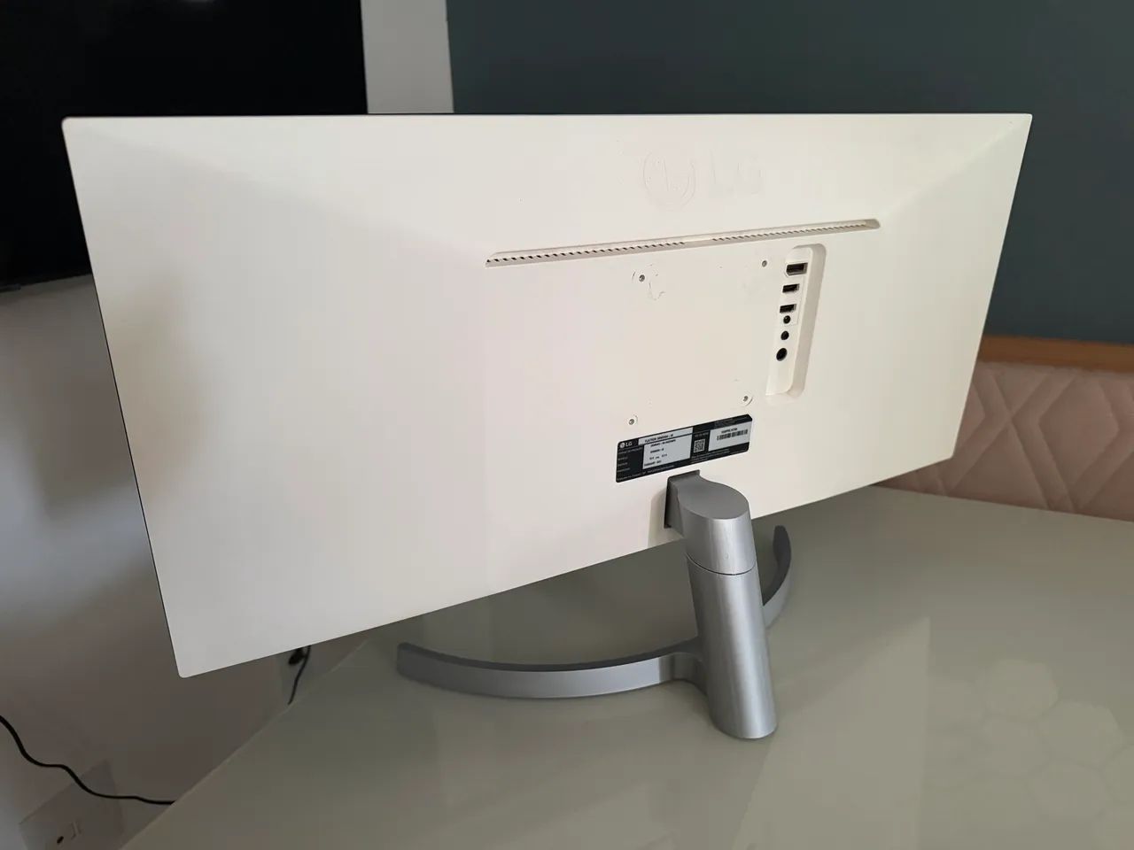 Monitor LG 29" UltraWide Full HD Inclinação 75Hz 5ms Branco 29WK600-WAWZ - Foto 3