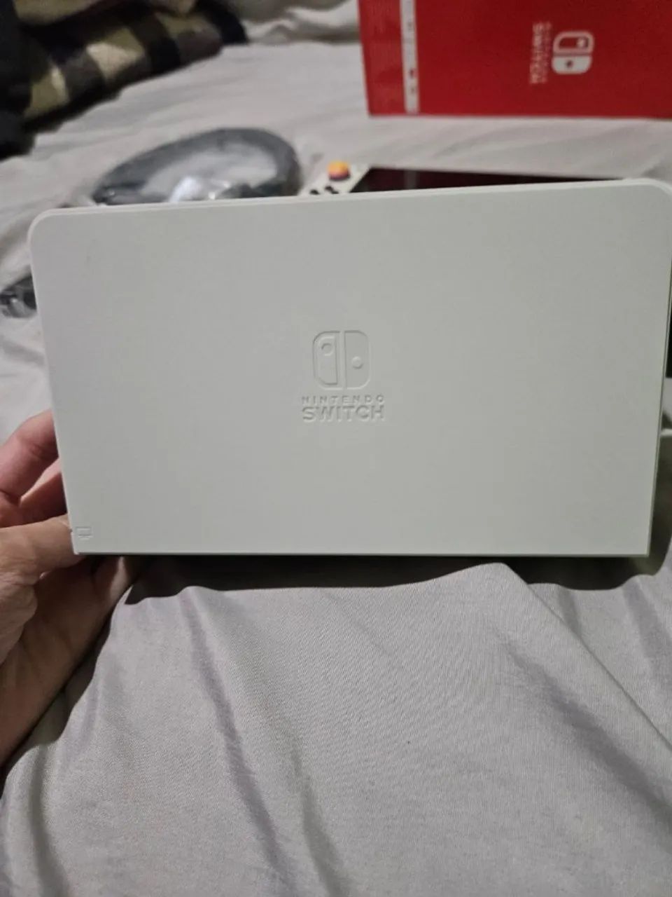 Nintendo Switch OLED - Seminovo, com caixa e acessórios originais  - Foto 5