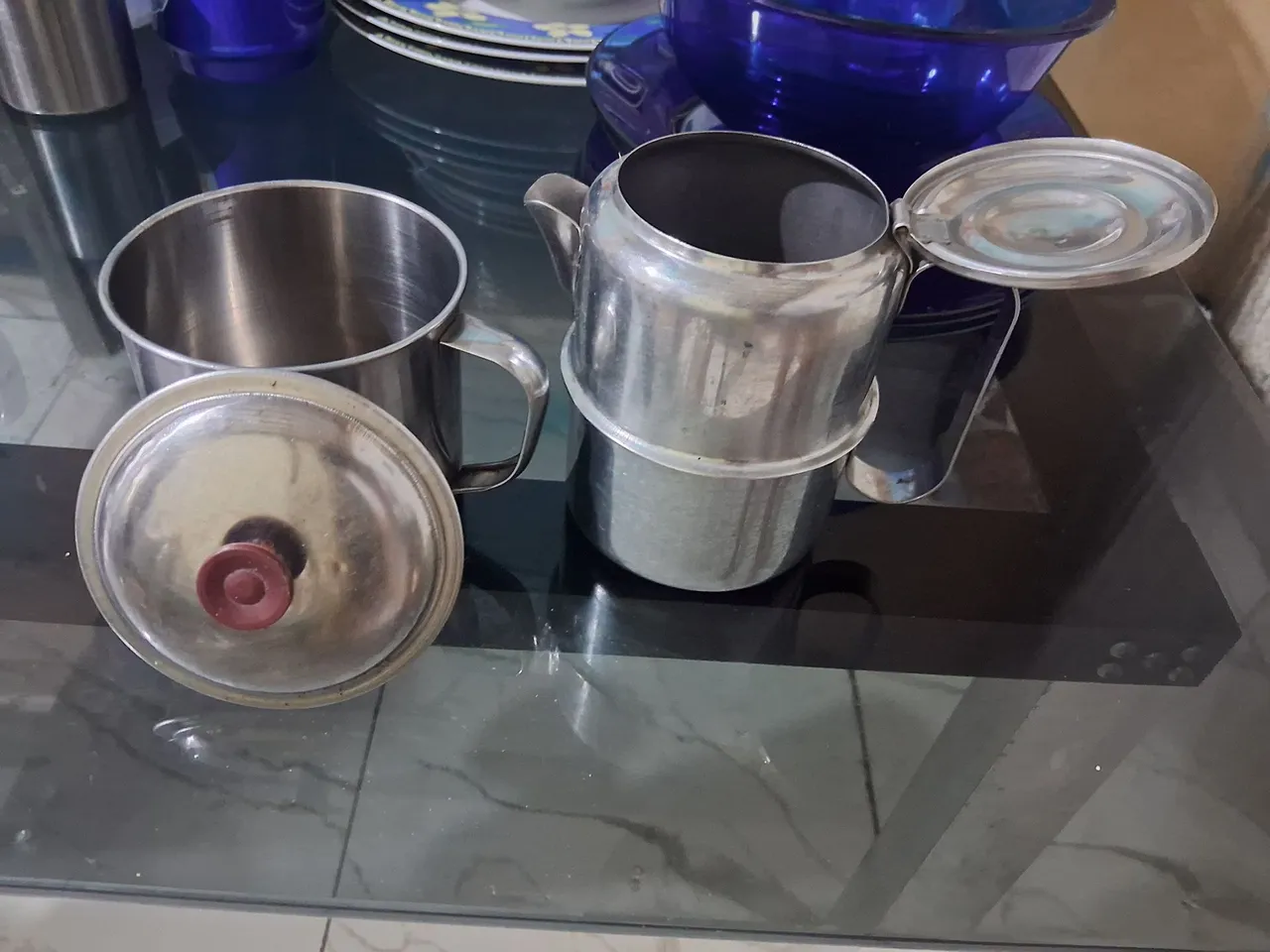 Conjunto de utensílios de cozinha em aço inoxidável