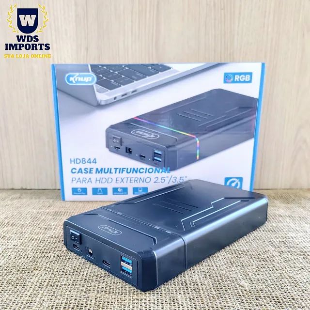 Case Multifuncional Para Hd Externo Rgb 2,5/3,5 - Foto 2