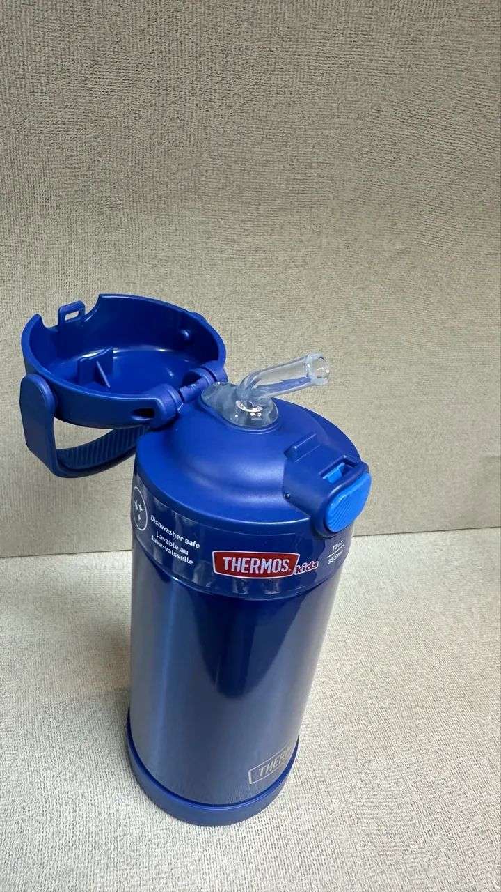 Garrafa Thermos Blue Funtainer 340 ml - Foto 2