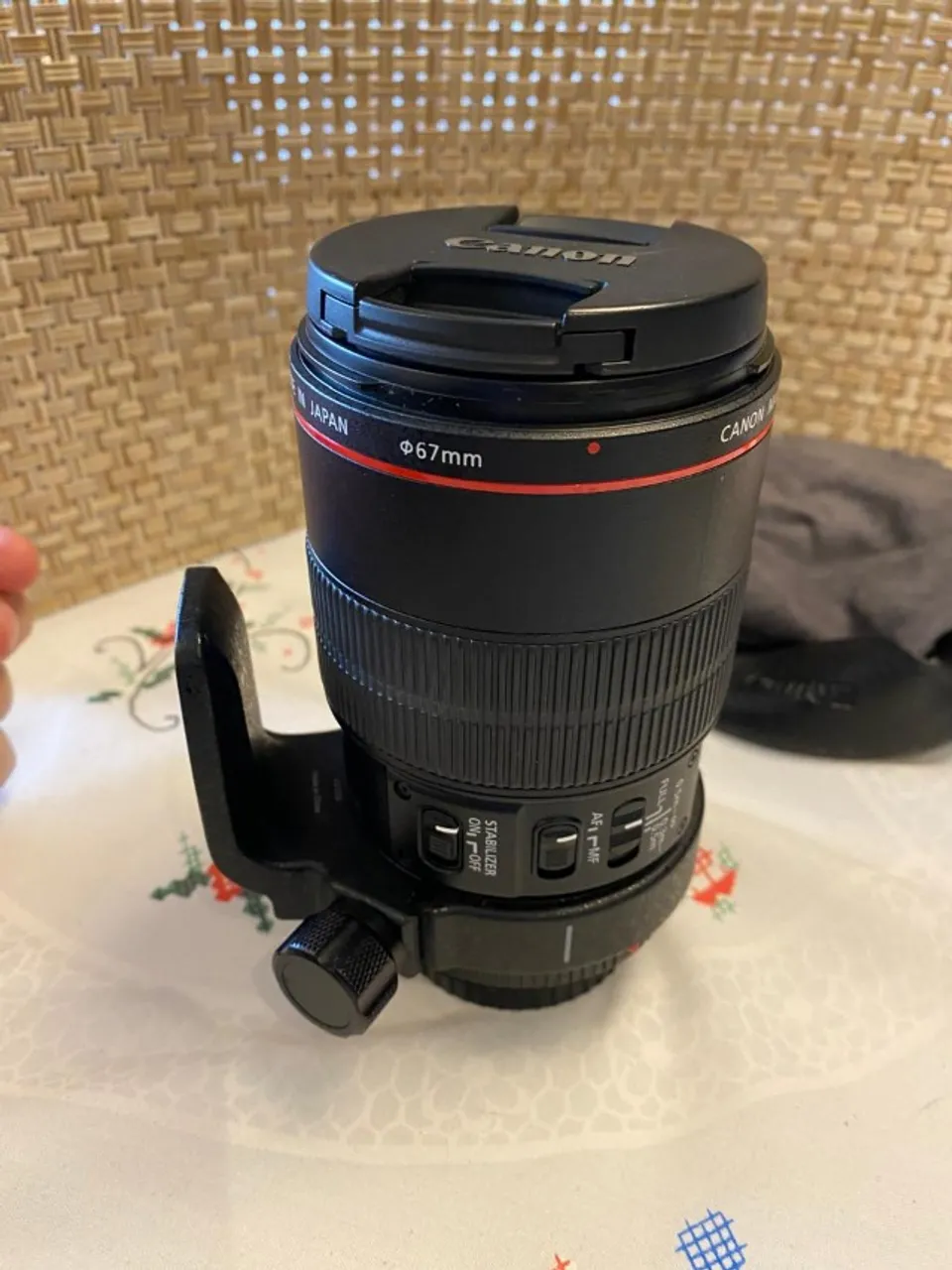 Canon EF 100mm f/2.8L Macro IS USM + Tubo Extensor e Anel de Foco