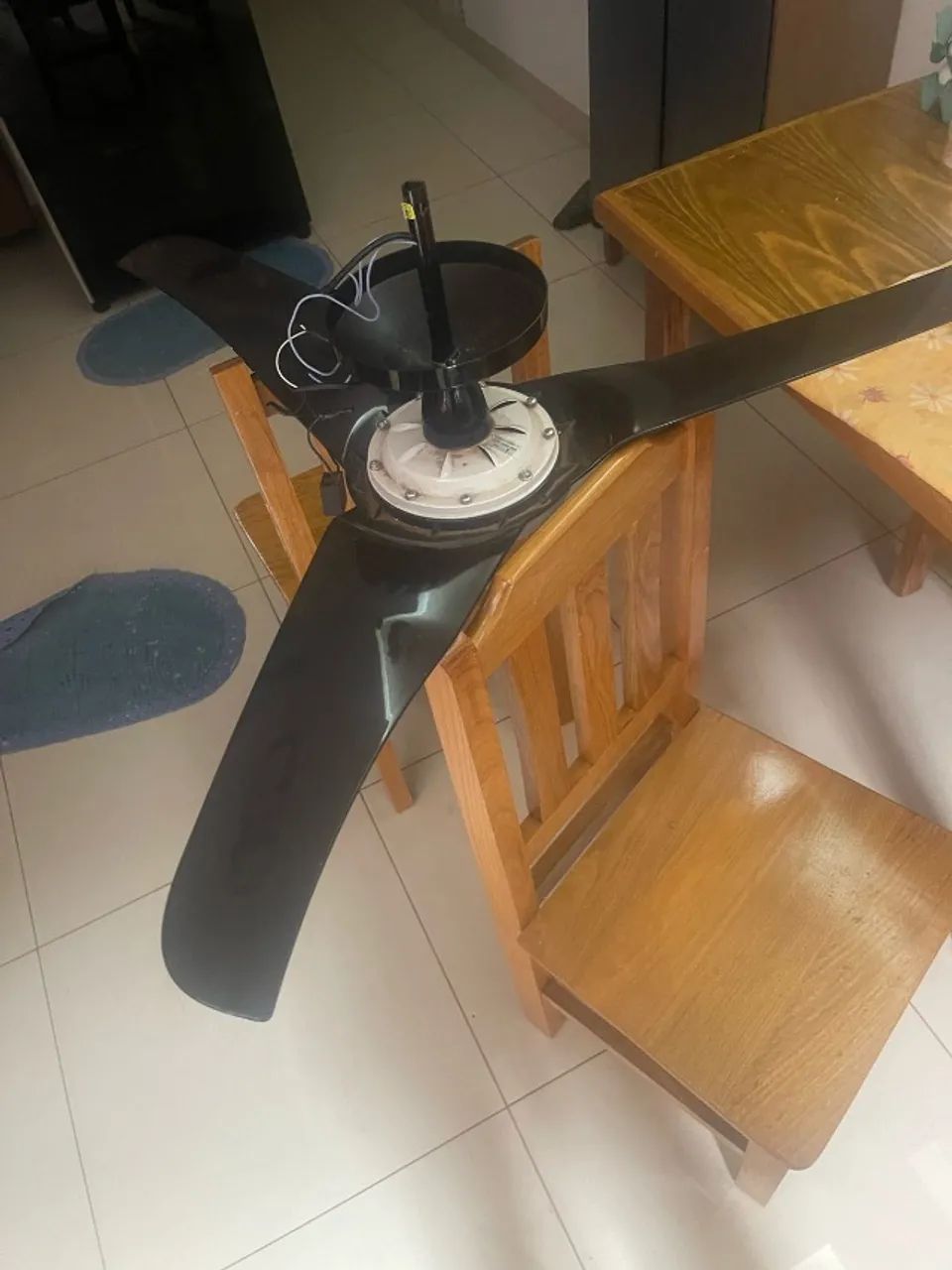 Ventilador De Teto Aliseu 3 pás preto - Foto 2