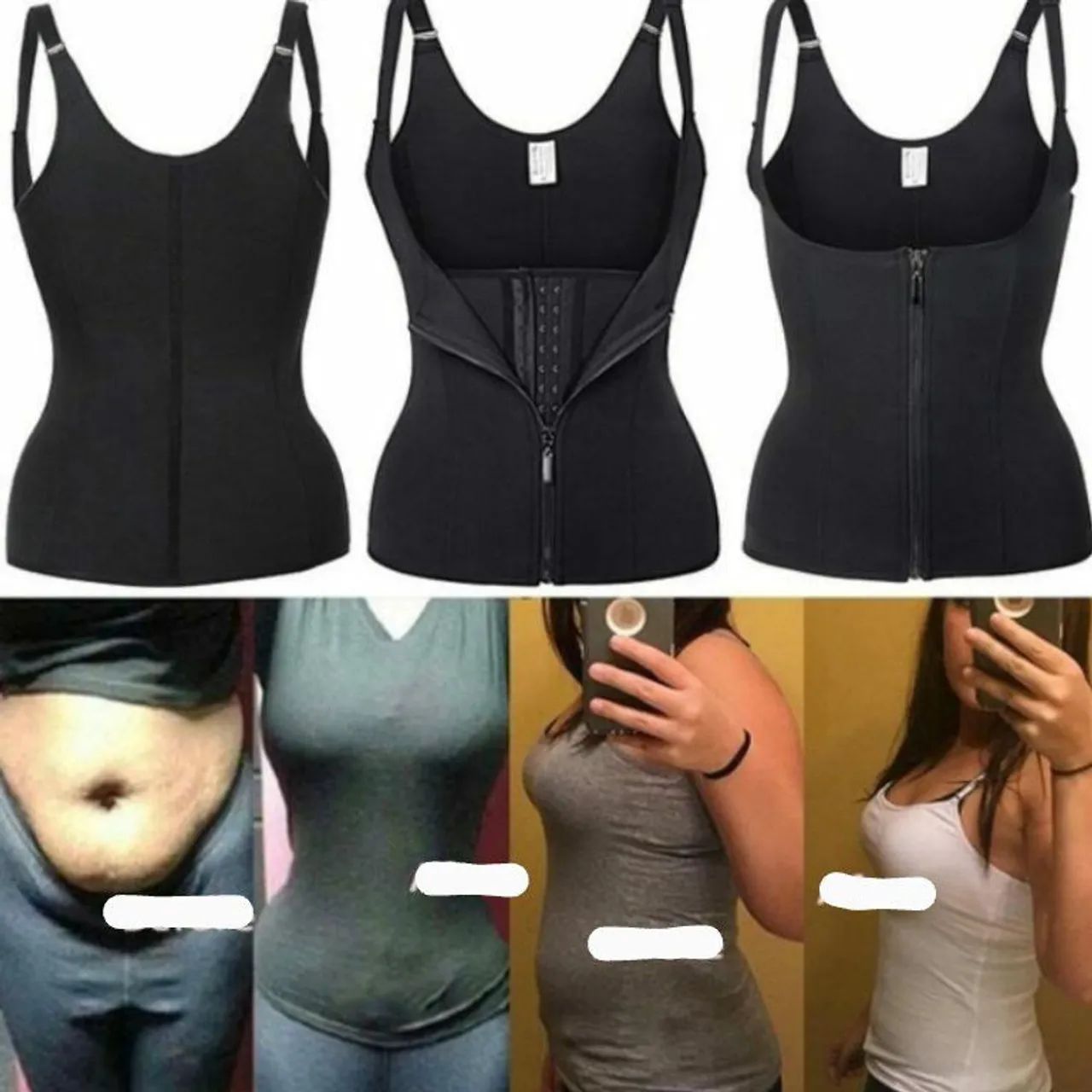 Cinta Modeladora com Zíper - Reduza a cintura e tenha uma postura perfeita!  - Foto 2