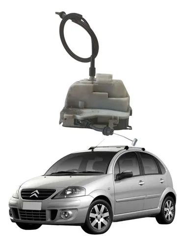 Fechadura Porta Traseira Esquerda Citroën C3 2004 A 2012