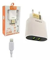 Carregador Rápido Kaidi 2.4A - Novo Compacto promoção  - Foto 3
