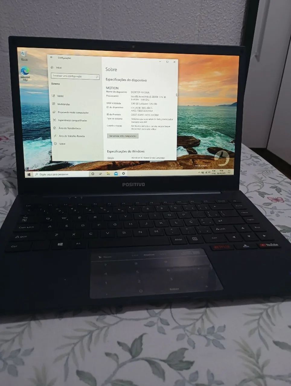 Notebook Positivo Motion (pouco usado) - Foto 2