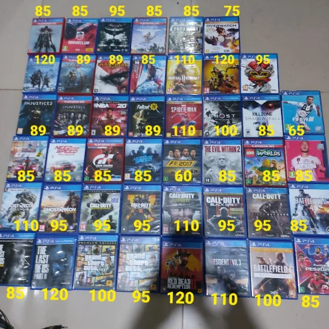 Jogo do Play 4 semi novos