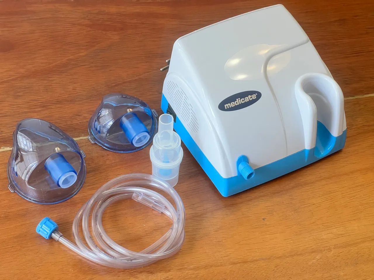 Inalador nebulizador Medicate MD 1.000 completo - bivolt  - Foto 6