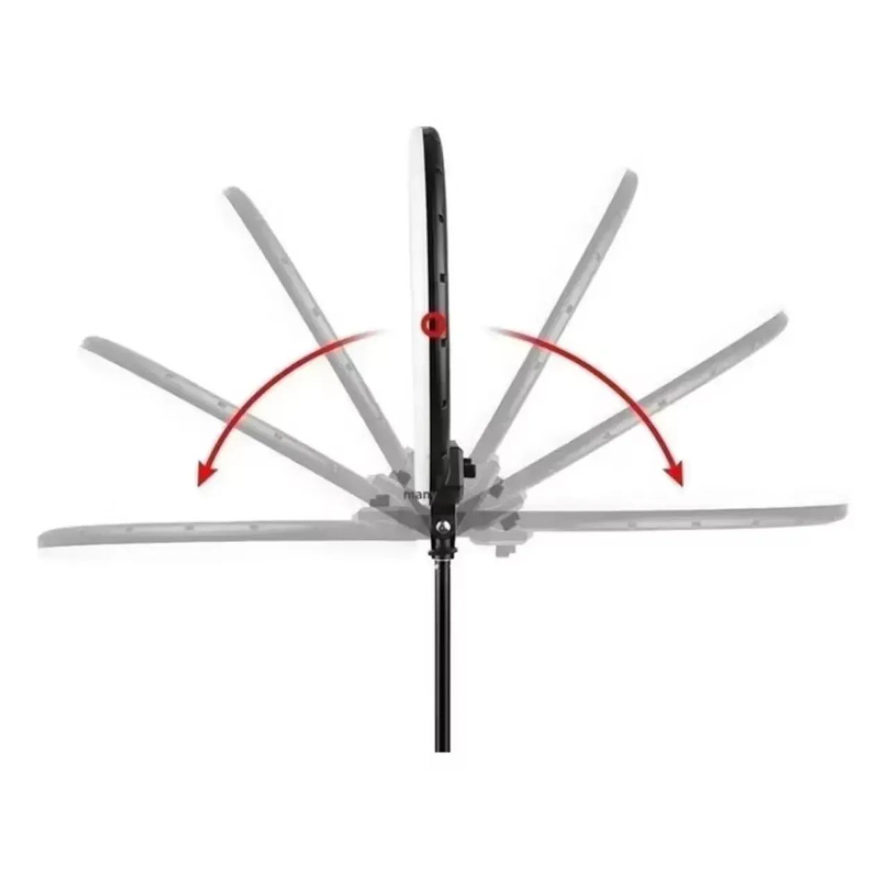 Ring Light Rl18 80w 18Poregadas + Tripe C/ Dimmer Luz E Cor  com blutooth - Foto 5