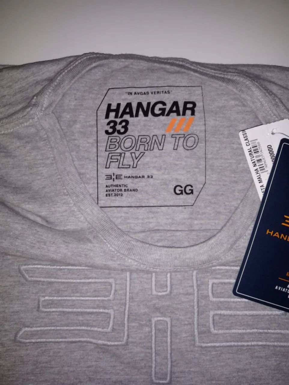 Camiseta Hangar 33 Cinza GG - Foto 4