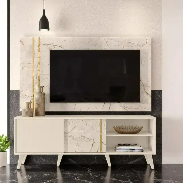Promoção conjunto rack com painel até 65 polegadas