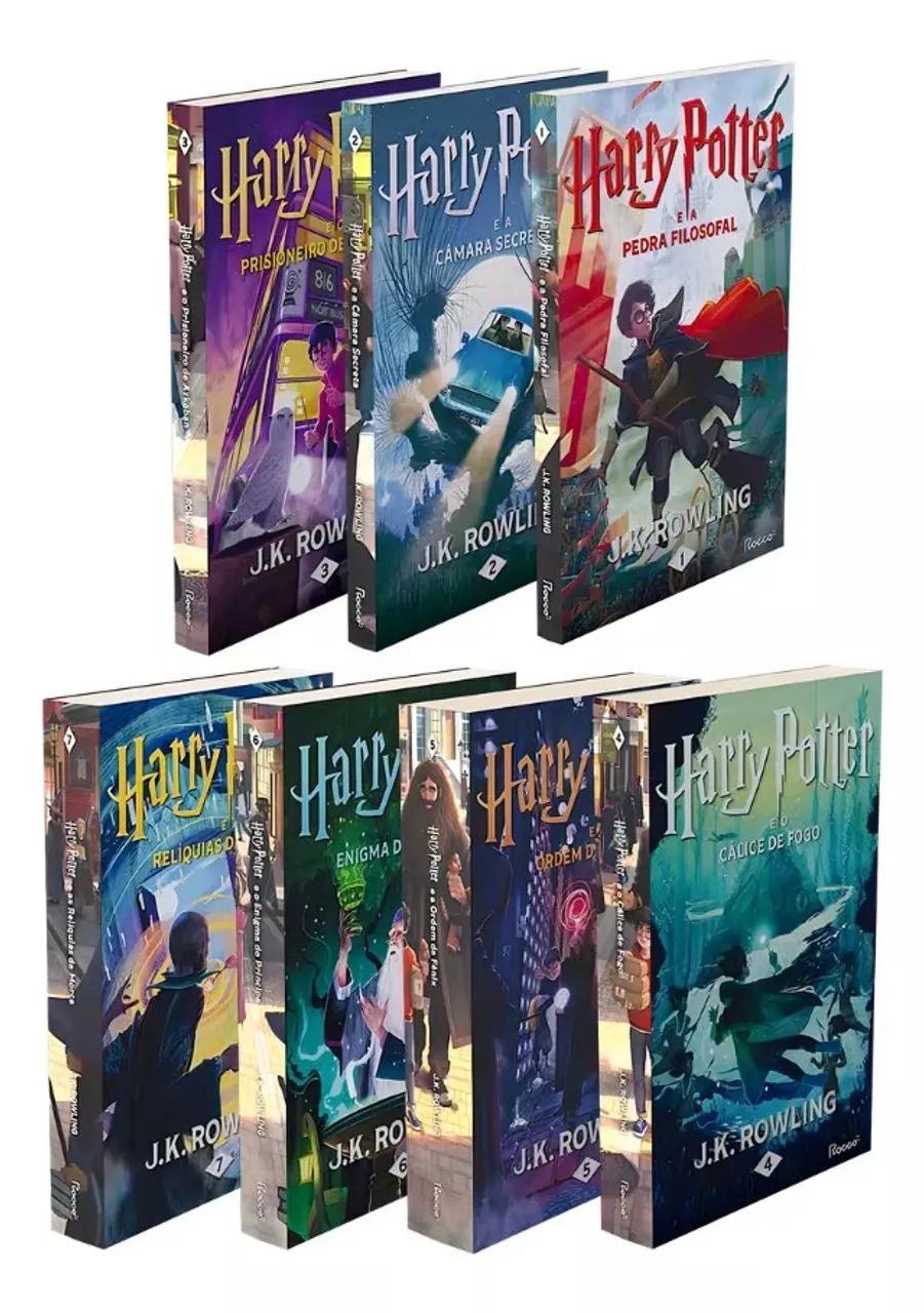 Box Harry Potter Edição Pottermore 7 Livros Com Adesivos J.k. Rowling Editorial Rocco - Foto 3
