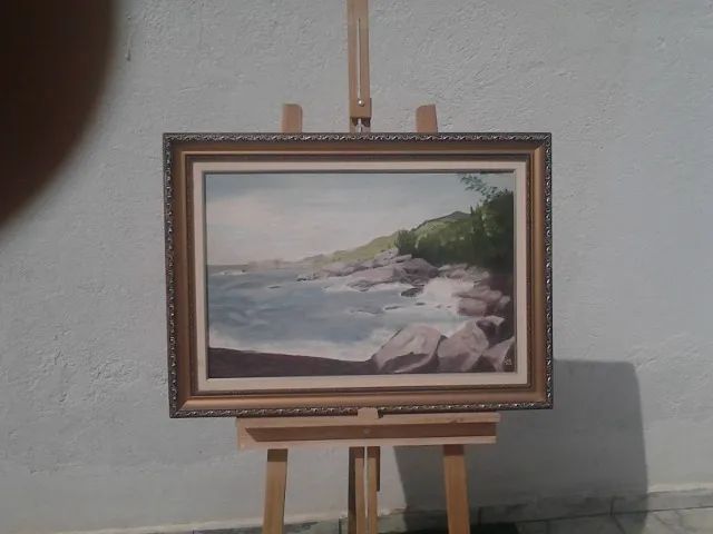 Cavalete de madeira para quadros - Foto 6