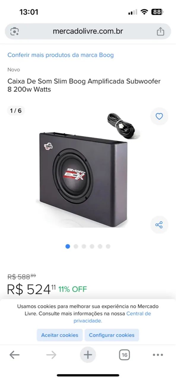 Caixa de som amplificada slim Smart Box - Aparelhos de Som - Novo ...