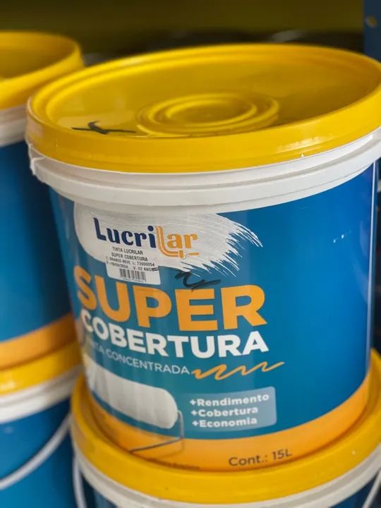 Tinta acrílica Lucrilar Super Cobertura 15L