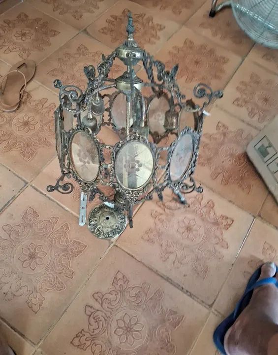Lustre de Cristal Vintage - Foto 5