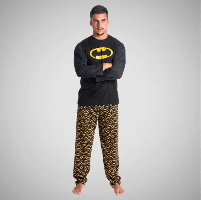 Pijama Roupa De Dormir Masculino Batman - Foto 3
