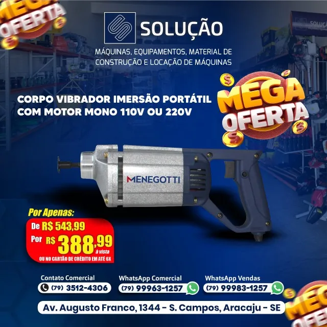 VIBRADOR PORTÁTIL