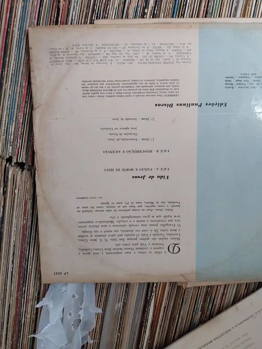 Discos de Vinil - O Sermão da Montanha e Vida de Jesus - Foto 3