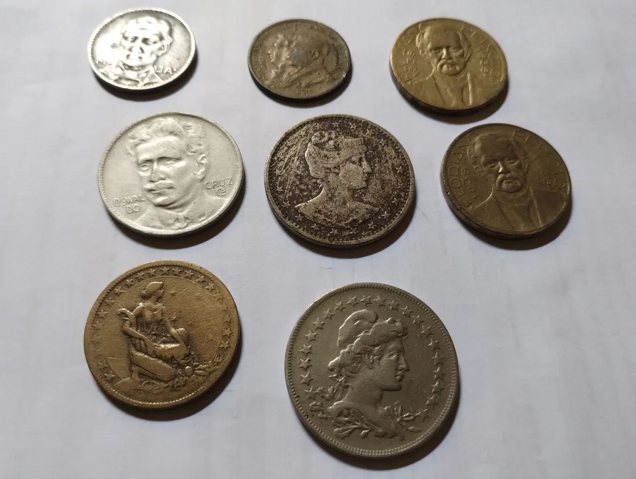 MOEDAS ANTIGAS...8 MOEDAS. - Foto 3