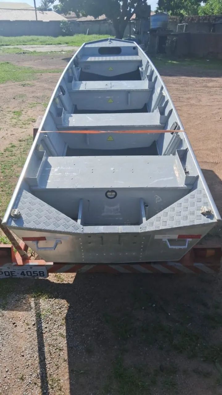 Canoa 4,5mt motor Mercury 15Hp Super - Foto 4