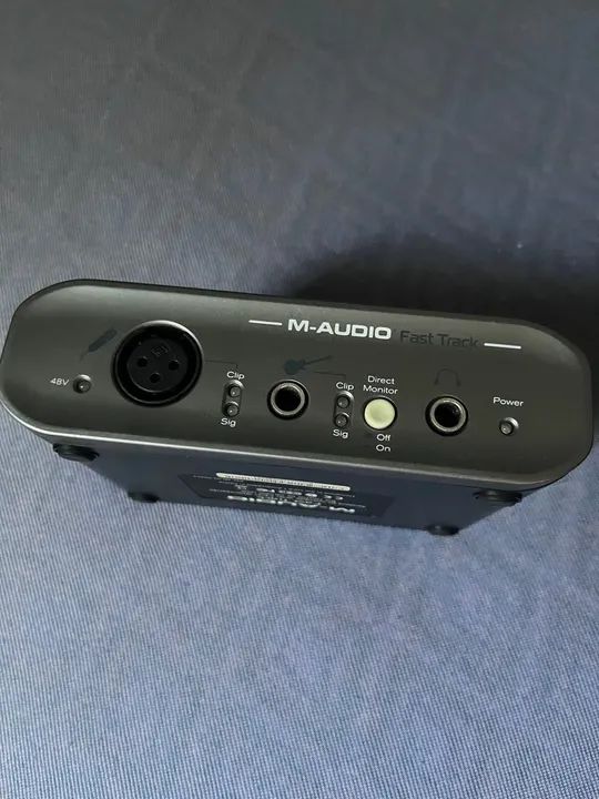 Interface de Áudio M-Audio Fast Track - Foto 3
