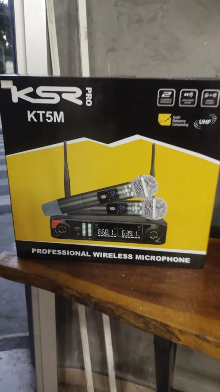 Microfone Sem Fio KSR KT5M