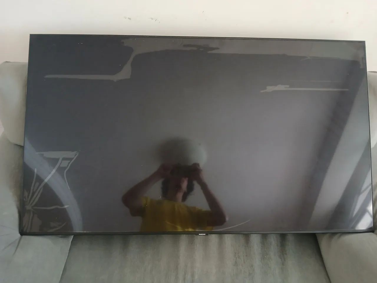 TV Samsung 55 polegadas - Display Quebrado - Para Retirada de Peças ou Conserto - Foto 2