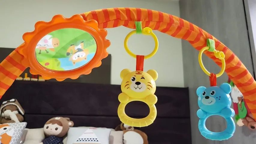  Tapete Infantil Atividade Bebê Interativo com piano musical - Foto 3
