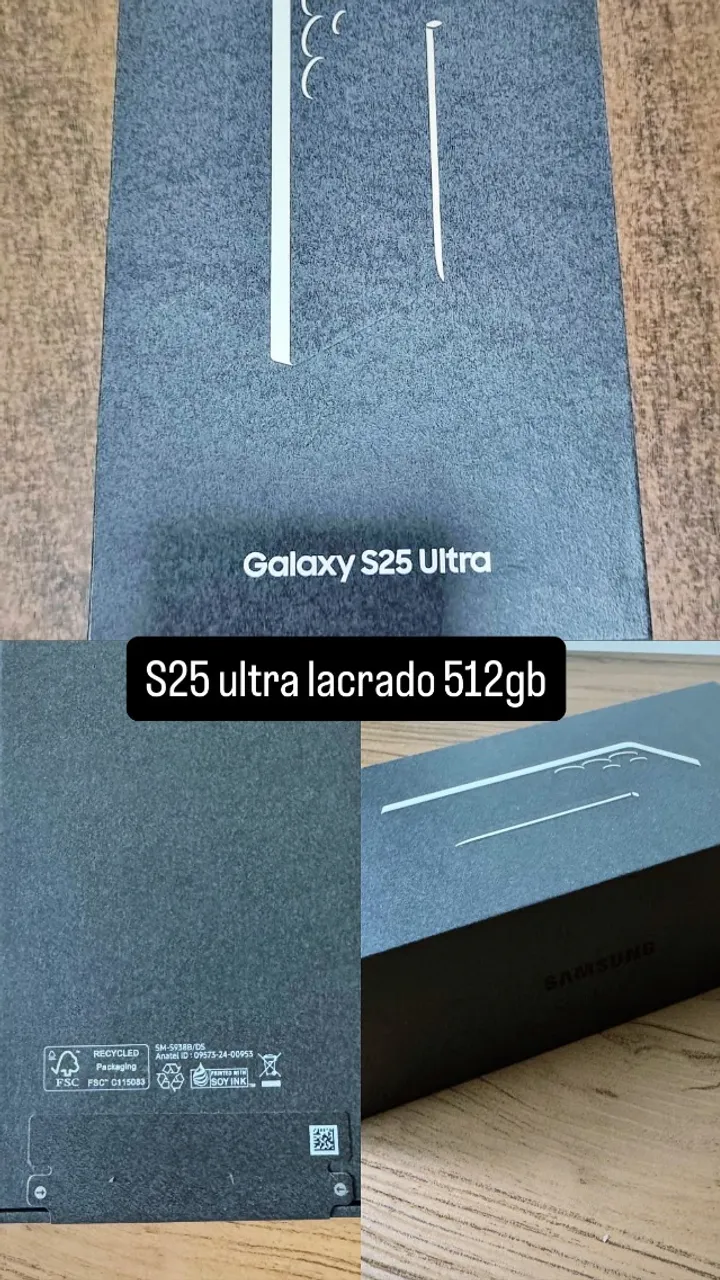 S25 ultra lacrado com 512Gigas Samsung s25 ultra