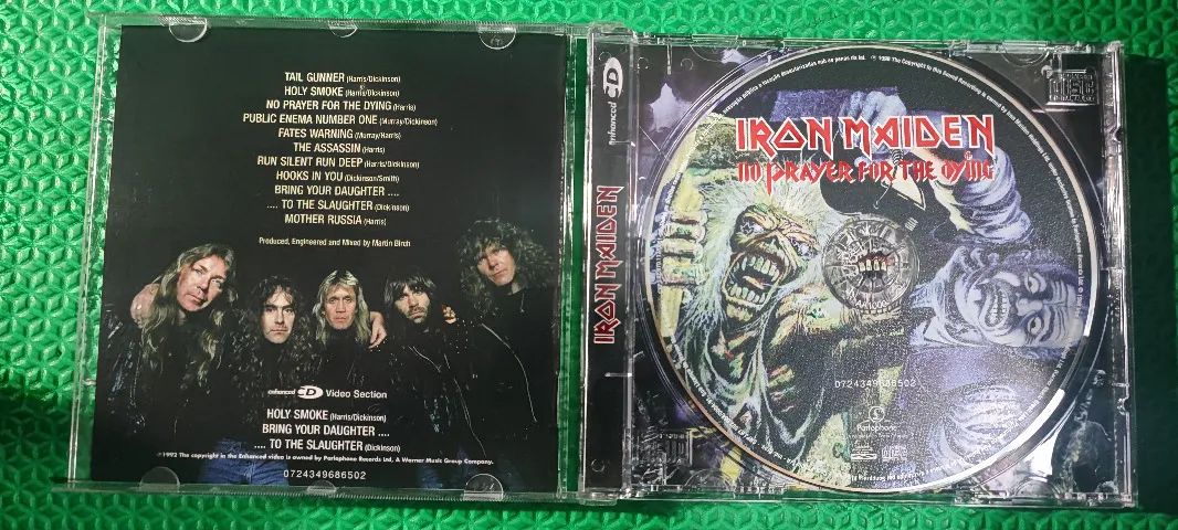 CD Iron Maiden - No Prayer For The Dying (Enhanced CD) (Parlophone) - Foto 3