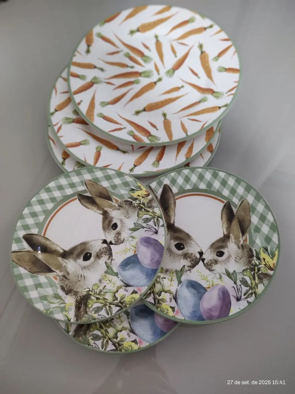 Pratos comemorativos de páscoa. - Foto 6
