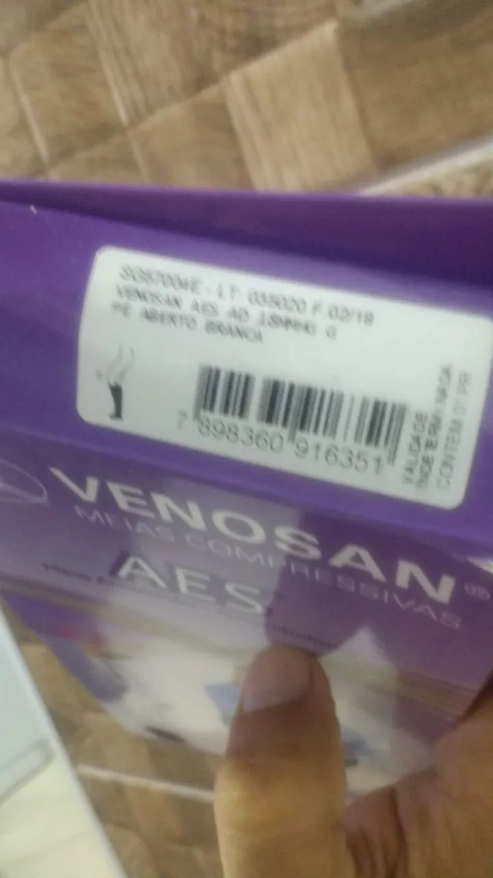 Meia compressiva Venosan Panturrilha - Foto 3