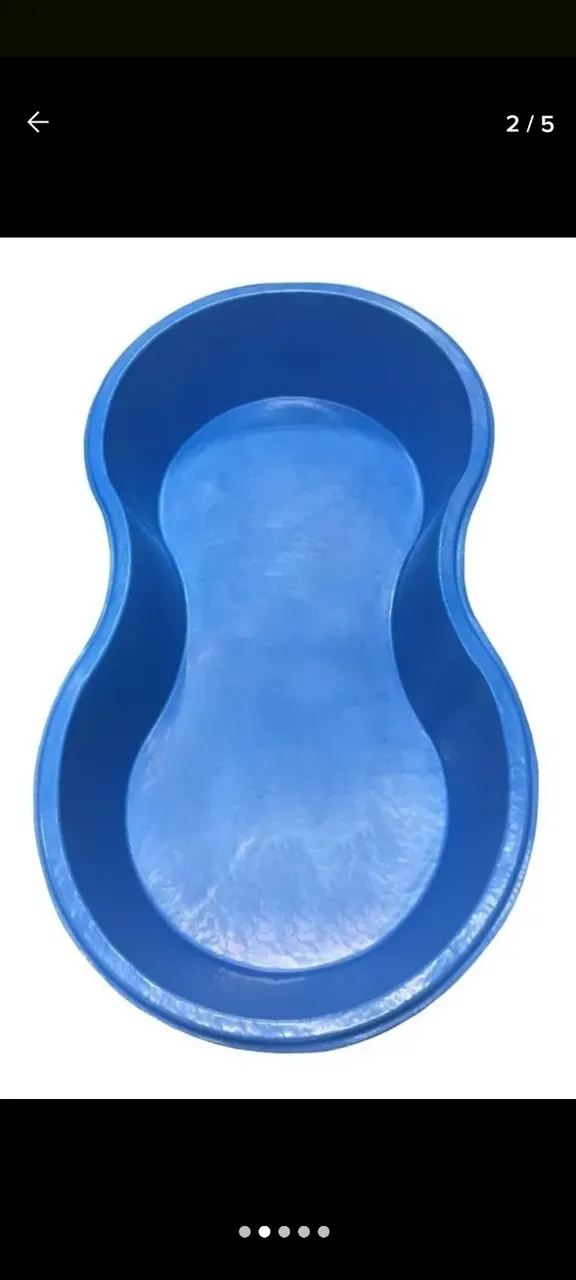 Piscina feijão 500 L
