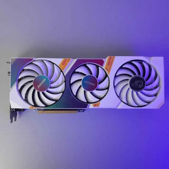RTX 3060 Ti iGame Ultra White OC Colorful Triple Fan - Foto 5