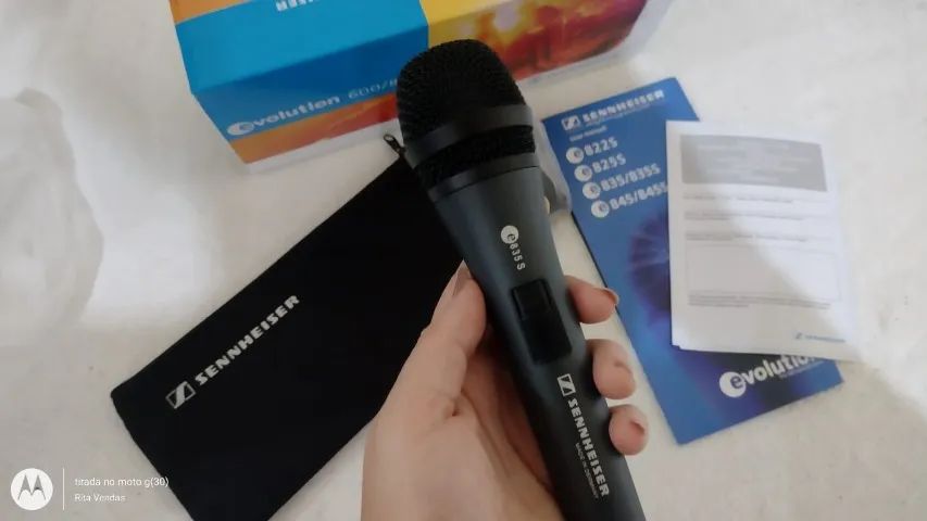 Microfone sennheiser E 835S. em estado de zero - Foto 4