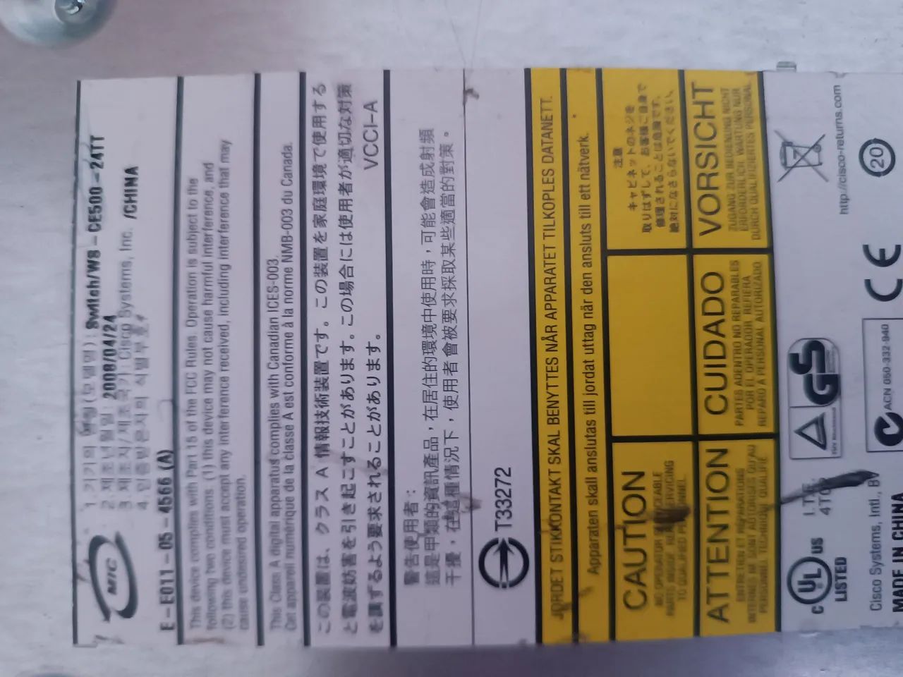 Switch Cisco Catalyst Express 500-24tt (Usado)<br> - Foto 2