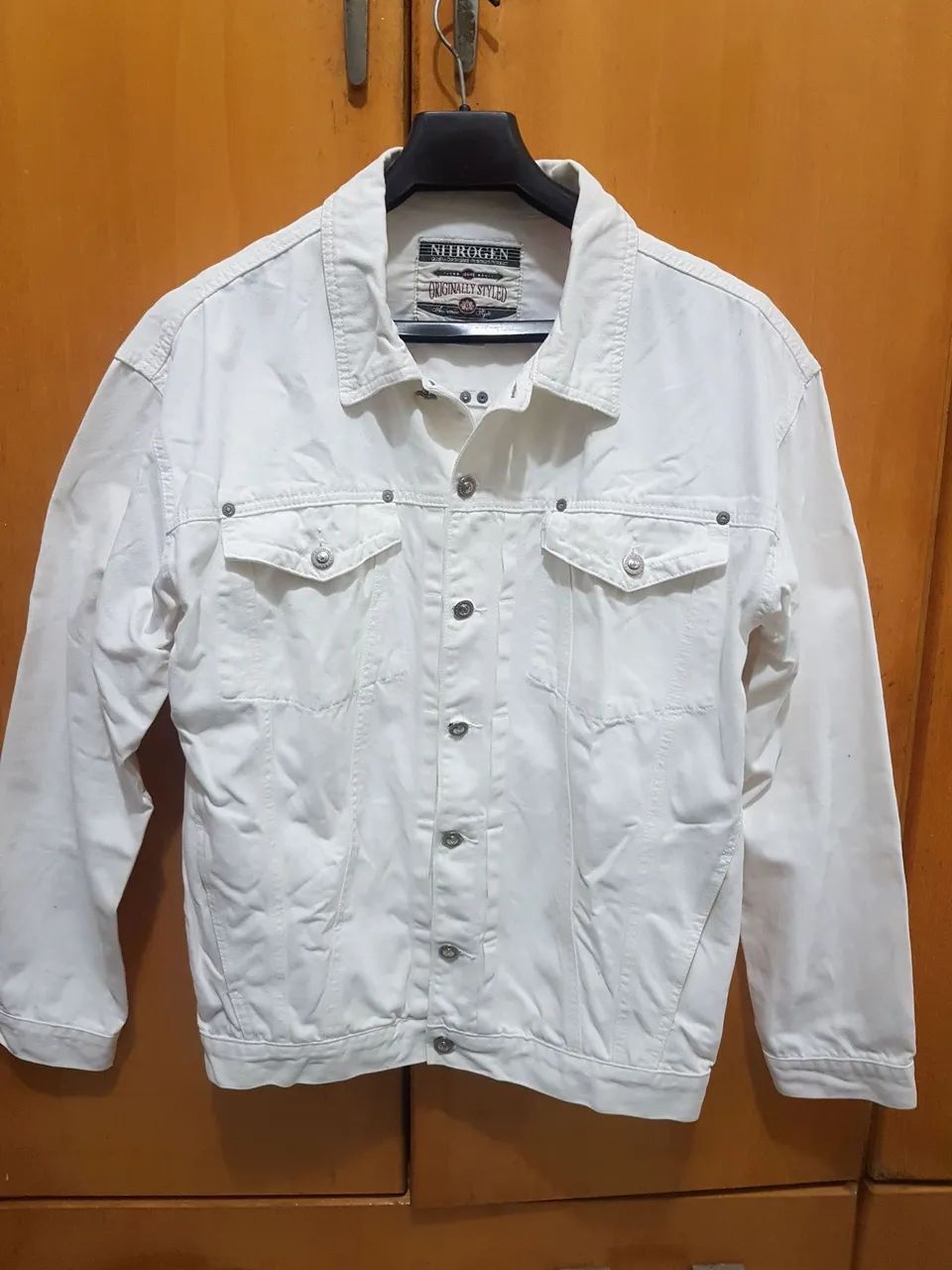 Jaqueta Jeans Branca Nitrogen - Foto 5