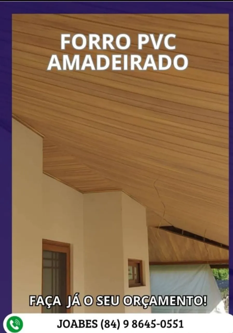 Forro PVC Amadeirado