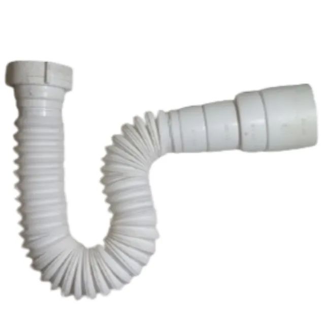 Sifão Tubo Extensivo Sanfonado Universal Branco