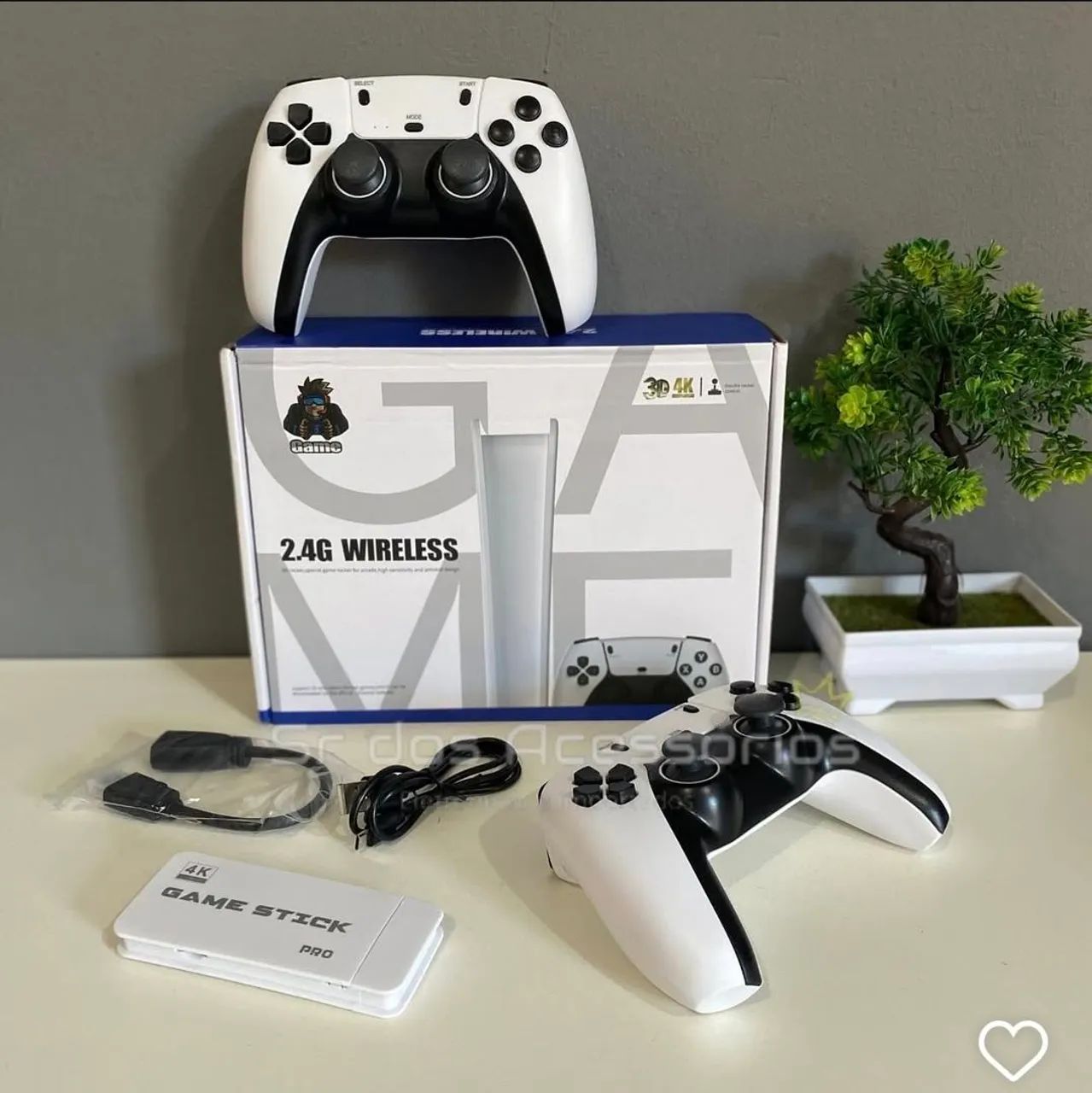 Game Stick M15 Pro Original 20 mil jogos 64GB 