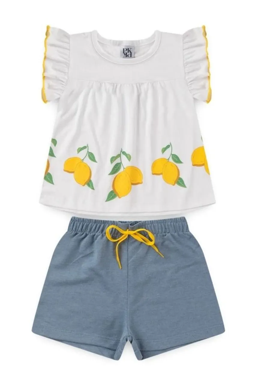 Conjunto Infantil de Roupa - Menina em oferta