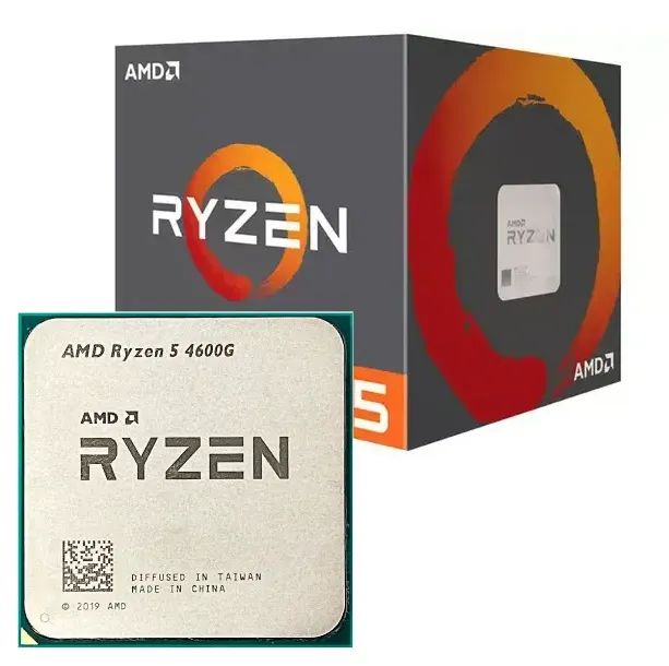 Kit Processador ryzen 5 4600g (com video integrado), Placa mãe Msi A520m A pro e 16gb - Foto 2