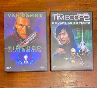 DVDs dos Filmes Timecop-O Guardião do Tempo 1 e 2 - CDs, DVDs etc