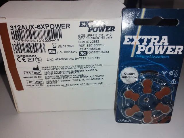 Baterias para Aparelhos Auditivos - EXTRA POWER - Foto 3