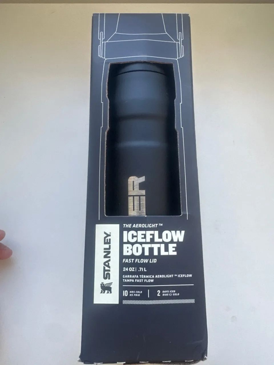GARRAFA TÉRMICA StanleyxInsider AEROLIGHT FAST FLOW MATTE BLACK | 710ML - Foto 2