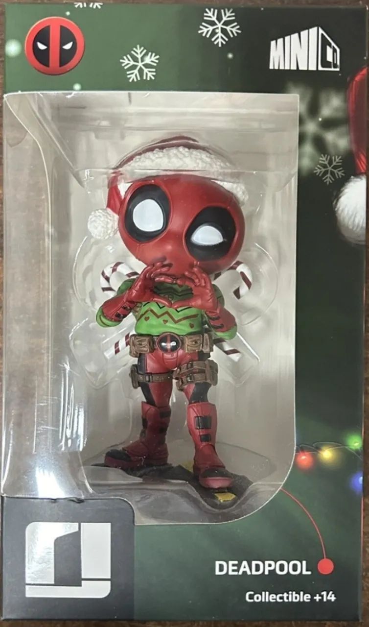 Estátua Deadpool Natal (holidays) - Marvel Comics - Minico - Foto 3