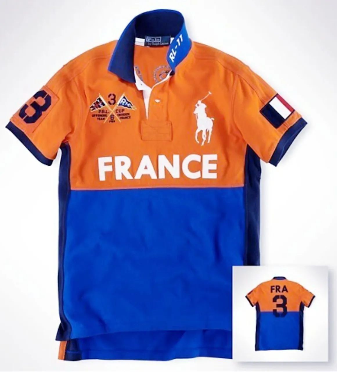 Camisa Polo Ralph Lauren Big Pony França - Roupas - Praça da